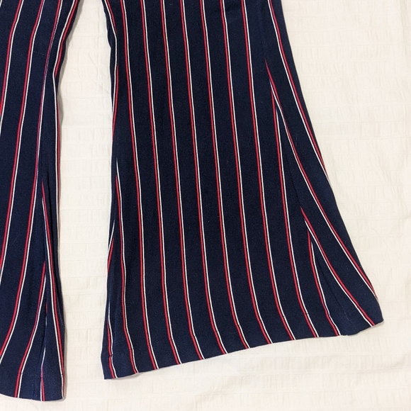 UO Silence & Noise striped flare trousers - Picture 7 of 11